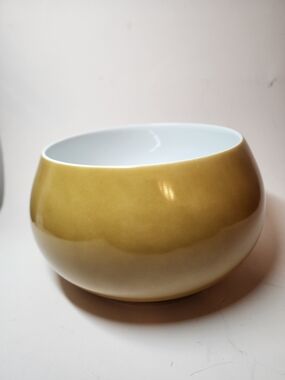 VTG Mikasa Pivotal By Ben Seibel Mustard Yellow Bowl